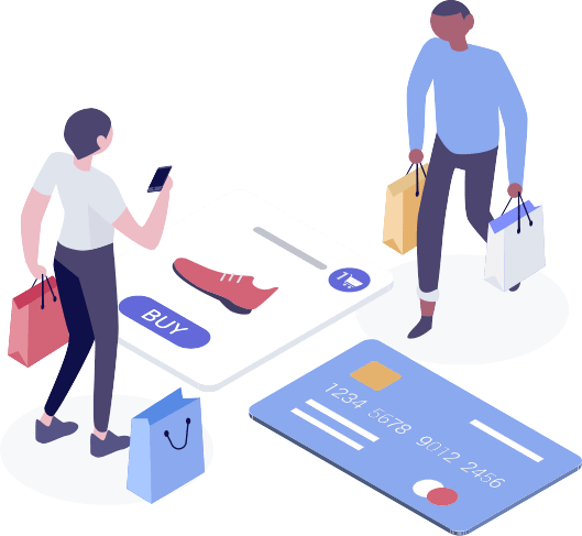 Mobile Banking Illustration